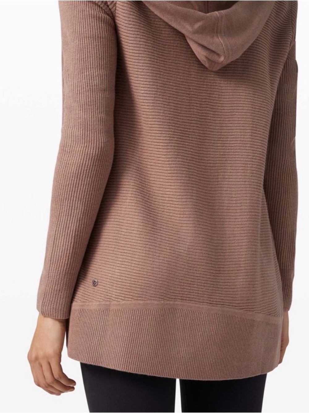 Lululemon Sundown Cashmere Mix Hooded Sweater Cardigan Wrap
